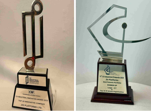 जियो ने 1,037 अंतरराष्ट्रीय पेटेंट दाखिल कर भारत में बनाया वैश्विक रिकॉर्ड